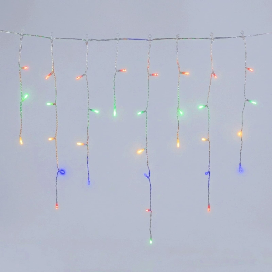 Aigostar - LED lauko kalėdinė girlianda 100xLED/8 funkcijų 3xAA 8x06m IP44 daugiaspalvė
