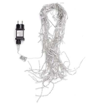 Aigostar - LED lauko kalėdinė girlianda 100xLED/8 funkcijų 5x0,4m IP44 šiltai balta