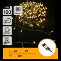 Aigostar - LED Lauko kalėdinė girlianda 100xLED/8 funkcijų 8m IP44 šilta balta
