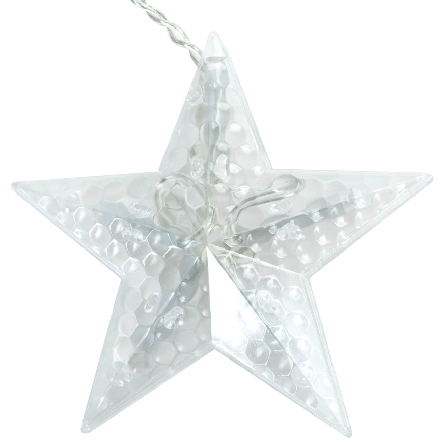 Aigostar - LED lauko kalėdinė girlianda 120xLED/6W/230V/8 funkcijų 3x0,6m IP44 šaltai balta + nuotolinis valdymas