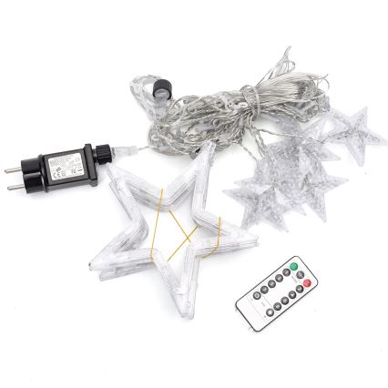 Aigostar - LED lauko girlianda 120xLED/8 funkcijų 3x0,6 m IP44 šiltai balta + nuotolinis valdymas
