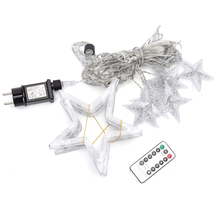 Aigostar - LED lauko girlianda 120xLED/8 funkcijų 3x0,6 m IP44 šiltai balta + nuotolinis valdymas