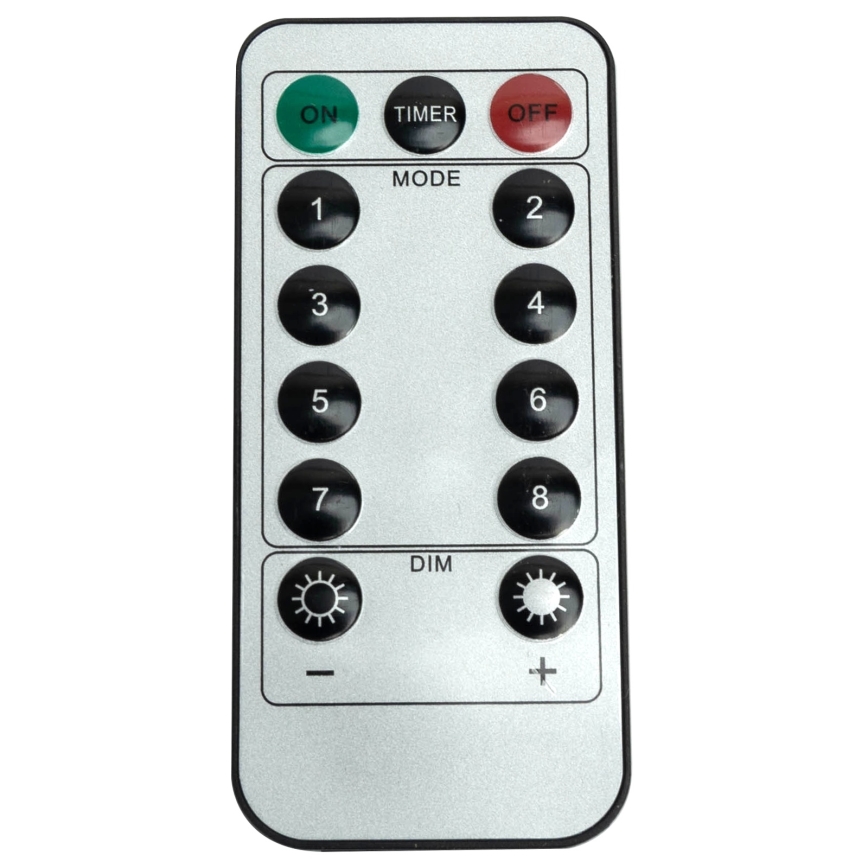 Aigostar - LED lauko girlianda 120xLED/8 funkcijų 3x0,7m IP44 šaltai balta + nuotolinis valdymas