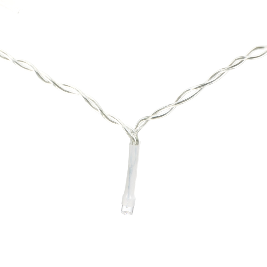 Aigostar - LED lauko kalėdinė girlianda 120xLED/8 funkcijų 3x0,7m IP44 šaltai balta + nuotolinis valdymas