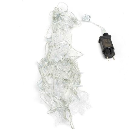 Aigostar - LED lauko kalėdinė girlianda 120xLED/8 funkcijų 3x0,7m IP44 šaltai balta + nuotolinis valdymas