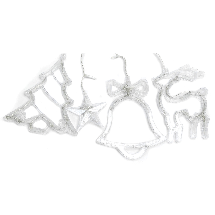 Aigostar - LED lauko kalėdinė girlianda 120xLED/8 režimai 3x0,6m IP44 šaltai balta + nuotolinis pultas