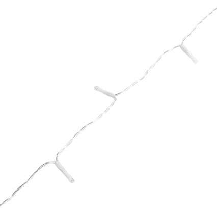 Aigostar - LED lauko kalėdinė girlianda 120xLED/8 funkcijos 3,9x1,2m IP44 šaltai balta