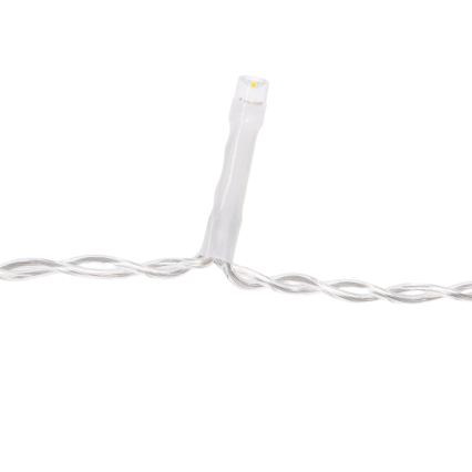 Aigostar - LED lauko kalėdinė girlianda 120xLED/8 funkcijų 3,9x1,2m IP44 šiltai balta
