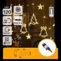 Aigostar - LED lauko kalėdinė girlianda 120xLED/8 funkcijų 3x0,6m IP44 šiltai balta + nuotolinis valdymas