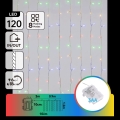 Aigostar - LED Lauko kalėdinė girlianda 120xLED/8 funkcijų 3xAA 3,9x1,2m IP44 daugiaspalvė