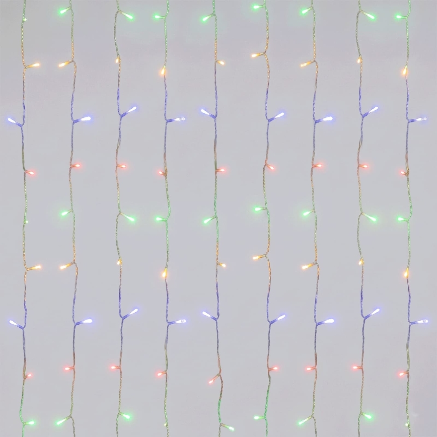 Aigostar - LED Lauko kalėdinė girlianda 120xLED/8 funkcijų 3xAA 3,9x1,2m IP44 daugiaspalvė
