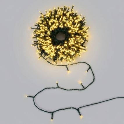 Aigostar - LED Lauko kalėdinė girlianda 150xLED/8 funkcijų 18m IP44 šiltai balta