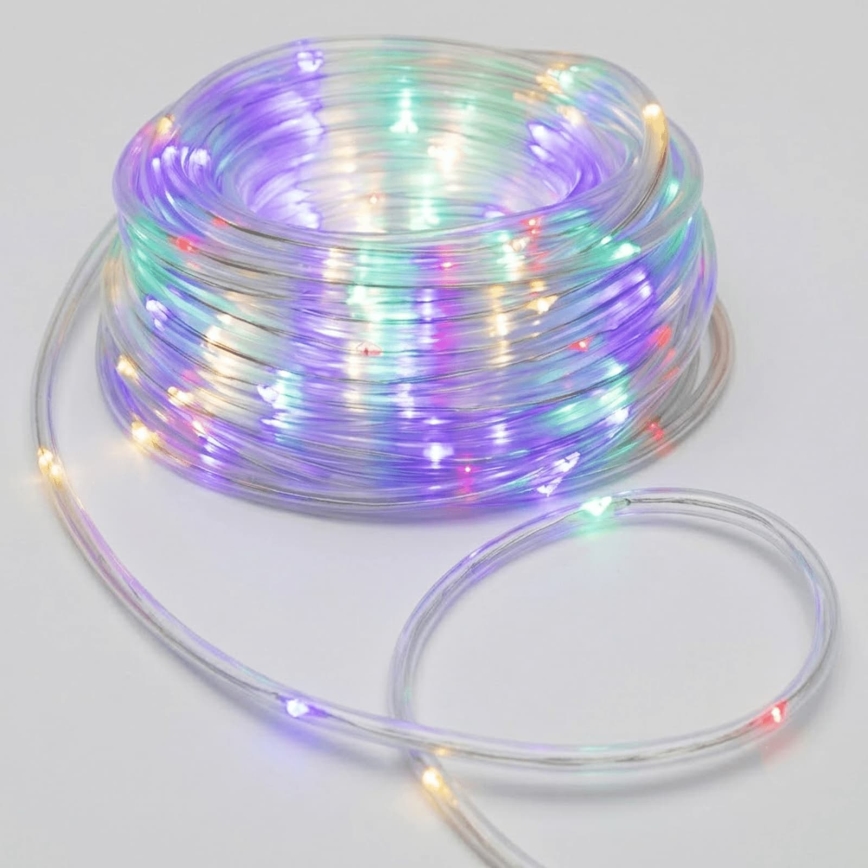 Aigostar - LED Lauko kalėdinė girlianda 150xLED/8 funkcijų 3xAA 15,3m IP44 daugiaspalvė