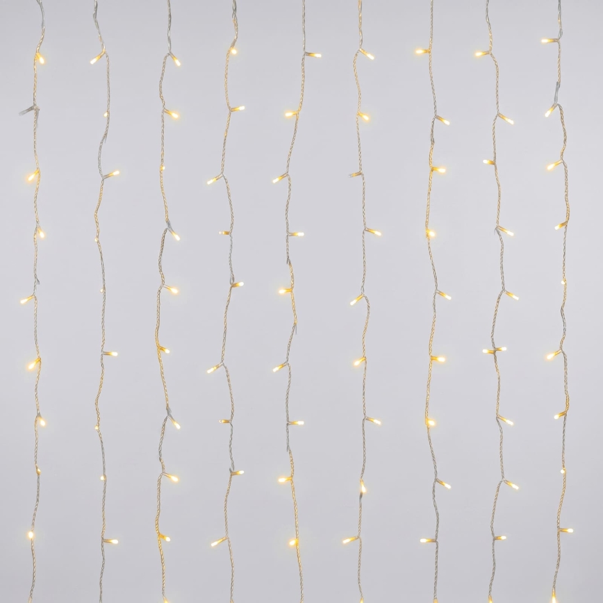 Aigostar - LED lauko kalėdinė girlianda 156xLED/8 funkcijų 4,2x1,2m IP44 šiltai balta