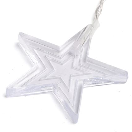 Aigostar - LED lauko kalėdinė girlianda 168xLED/8 funkcijų 3x1,5m IP44 šilta balta su žvaigždėmis