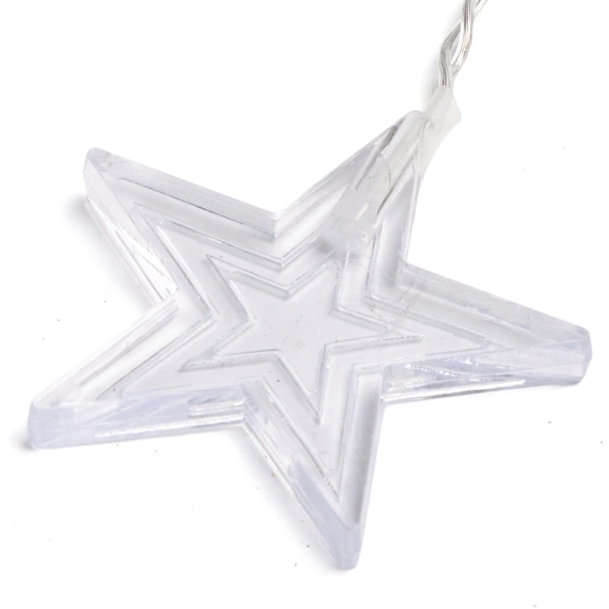 Aigostar - LED lauko kalėdinė girlianda 168xLED/8 funkcijų 3x1,5m IP44 šilta balta su žvaigždėmis