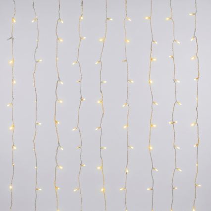 Aigostar - LED lauko kalėdinė girlianda 192xLED/8 funkcijų 3xAA 4,5x1,2m IP44 šiltai balta