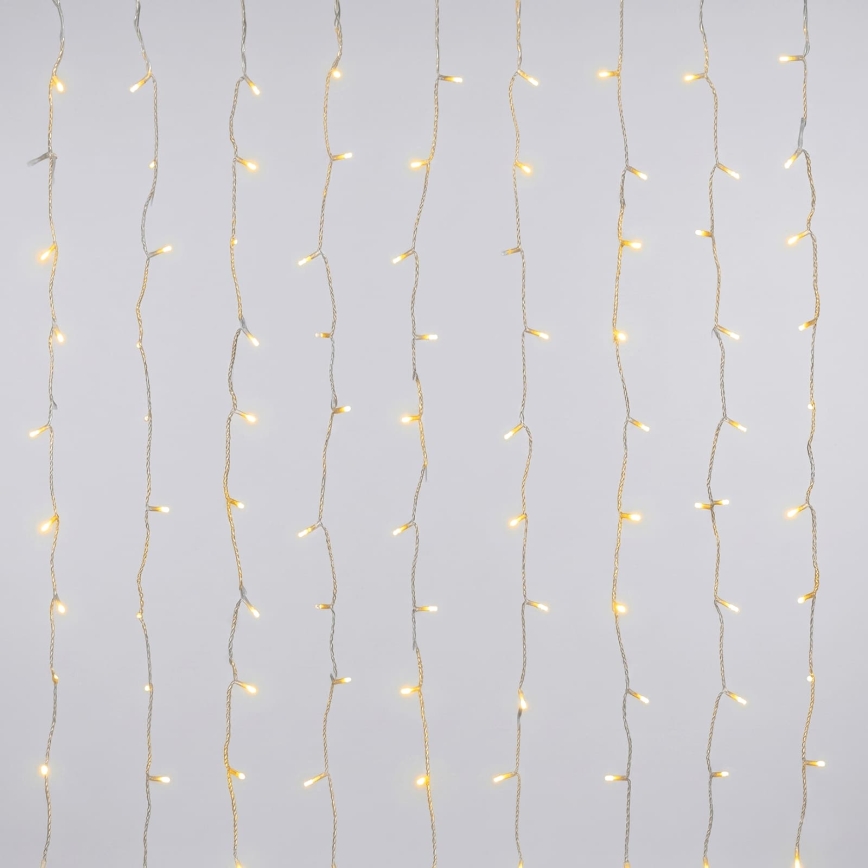 Aigostar - LED lauko kalėdinė girlianda 192xLED/8 funkcijų 4,5x1,2m IP44 šiltai balta