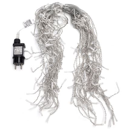 Aigostar - LED lauko girlianda, 200 LED, 8 režimai, 10x0,4m, IP44, šiltai balta