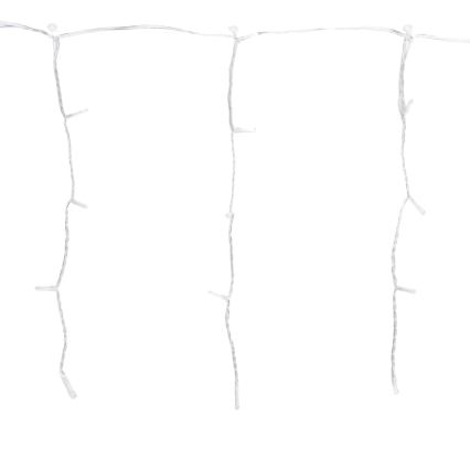 Aigostar - LED lauko girlianda, 200 LED, 8 režimai, 10x0,4m, IP44, šiltai balta