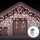 Aigostar - LED Lauko Kalėdinė girlianda 200xLED/8 funkcijos 3xAA 13x0,6m IP44 šalta balta