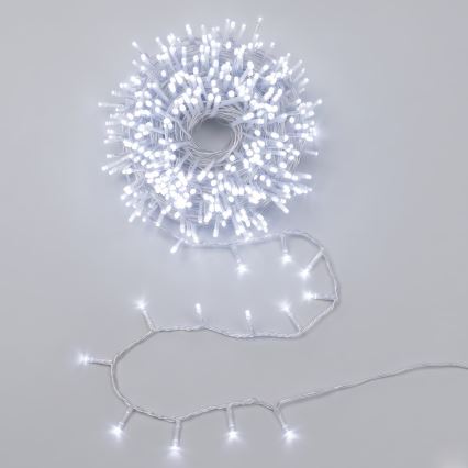 Aigostar - LED lauko kalėdinė girlianda 200xLED/8 funkcijų 13m IP44 šaltai balta