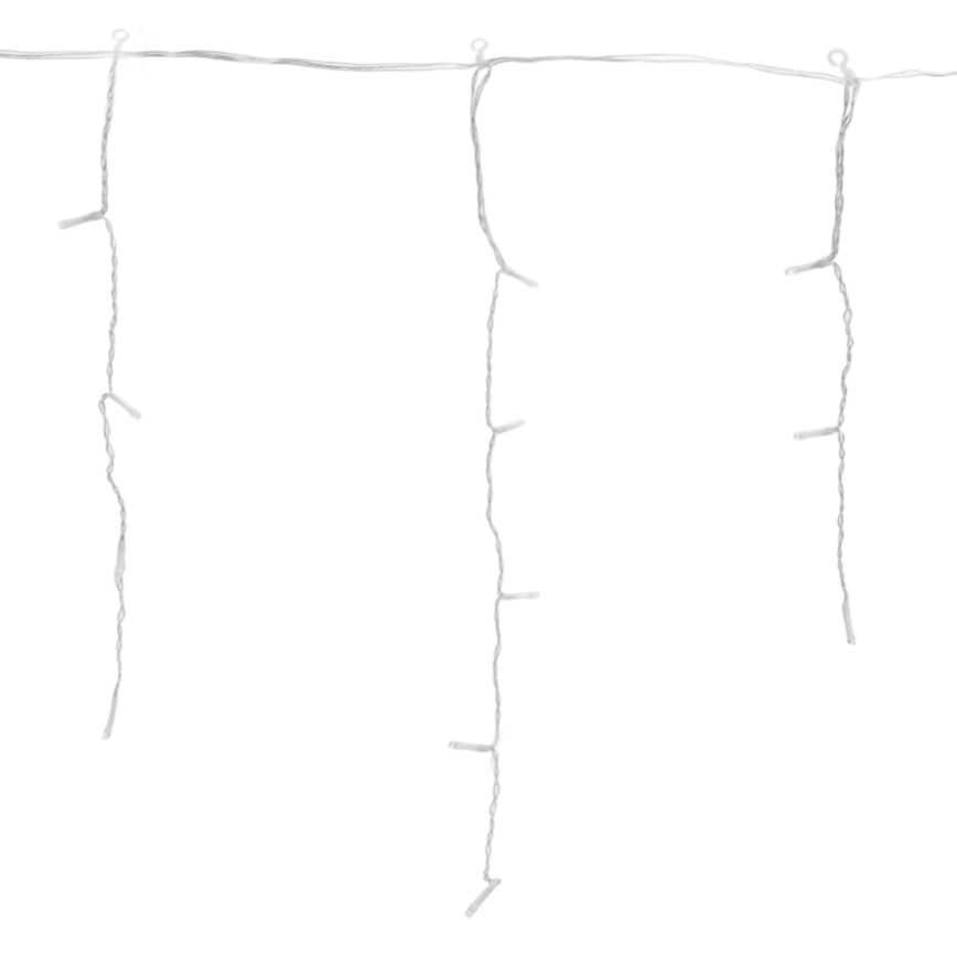 Aigostar - LED lauko kalėdinė girlianda 200xLED/8 režimai 3xAA 13x0,6 m IP44 įvairiaspalvė