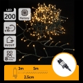 Aigostar - LED lauko kalėdinė girlianda 200xLED/8 funkcijų 8m IP44 šiltai balta