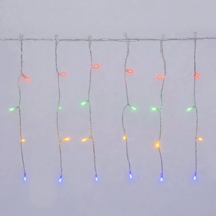 Aigostar - LED lauko kalėdinė girlianda 200xLED/8 režimai 13x0,4m IP44 daugiaspalvė