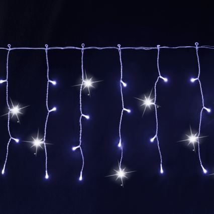 Aigostar - LED Lauko kalėdinė girlianda 200xLED 8x0,4m IP44 šaltai balta