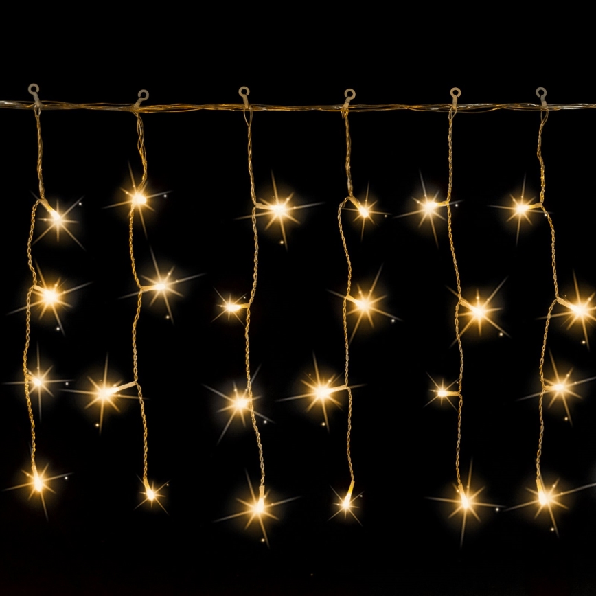 Aigostar - LED Lauko kalėdinė girlianda 200xLED 8x0,4m IP44 šiltai balta