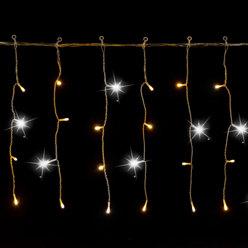 Aigostar - LED Lauko kalėdinė girlianda 200xLED 8x0,4m IP44 šiltai balta