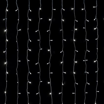 Aigostar - LED Lauko kalėdinė girlianda 288xLED/8 funkcijų 1,5x1,8m IP44 šaltai balta