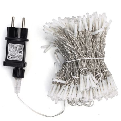 Aigostar - LED lauko kalėdinė girlianda 288xLED/8 funkcijų 1,5x1,8m IP44 šalta balta