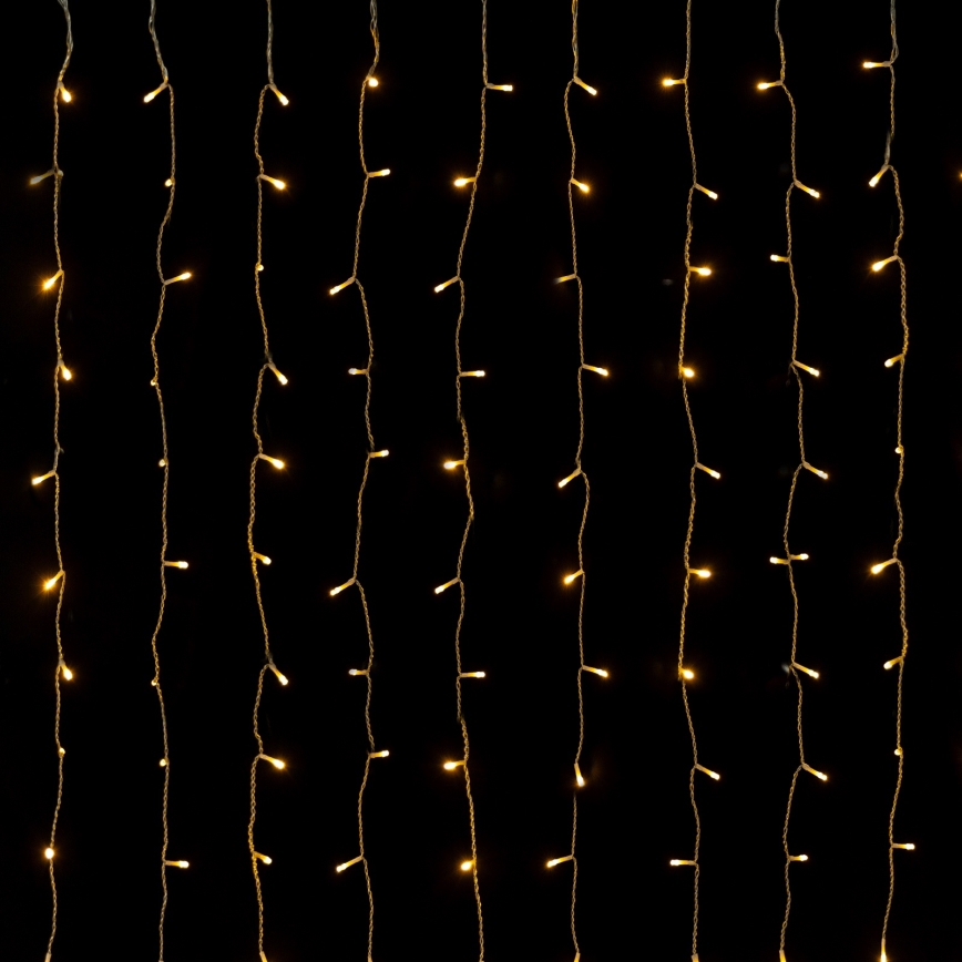 Aigostar - Lauko LED kalėdinė girlianda, 288 LED, 1,5x1,8m, IP44, šiltai balta