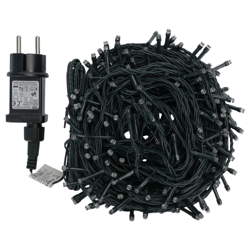 Aigostar - LED lauko kalėdinė girlianda 300xLED/8 funkcijų 30m IP44 šaltai balta