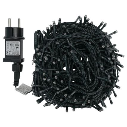 Aigostar - LED lauko kalėdinė girlianda 300xLED/8 funkcijų 30m IP44 šaltai balta