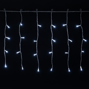 Aigostar - LED lauko kalėdinė girlianda 300xLED/6W/230V/8 funkcijų 15x0,4m IP44 šaltai balta