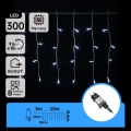 Aigostar - LED lauko kalėdinė girlianda 300xLED/8 funkcijų 15x0,4 m IP44 šaltai balta