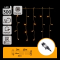 Aigostar - LED lauko kalėdinė girlianda 300xLED/8 funkcijų 15x0,4 m IP44 šilta balta