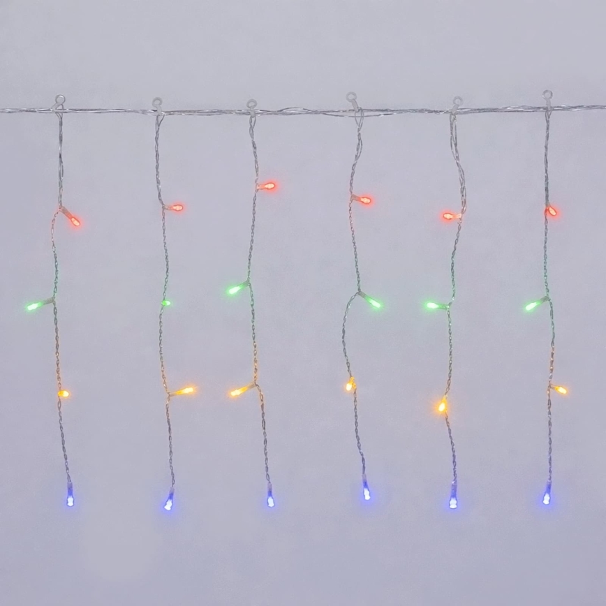 Aigostar - LED Lauko kalėdinė girlianda 300xLED/8 funkcijų 3xAA 18x0,4m IP44 daugiaspalvė