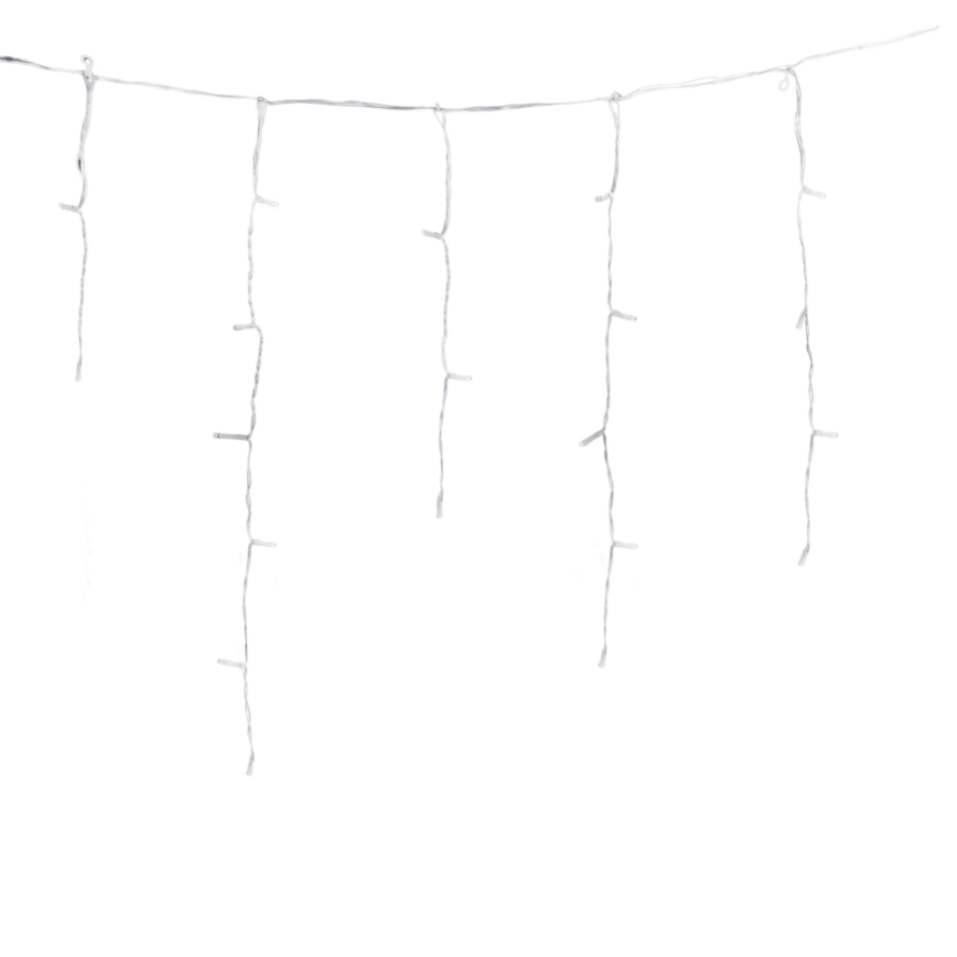 Aigostar - LED lauko kalėdinė girlianda 300xLED/8 funkcijų 3xAA 18x0,6 m IP44 šiltai balta