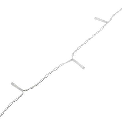 Aigostar - LED lauko kalėdinė girlianda 300xLED/8 funkcijų 3xAA 18x0,6 m IP44 šiltai balta