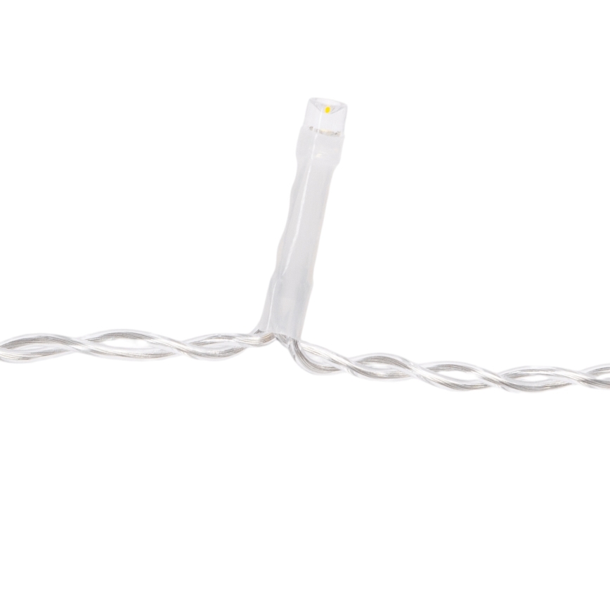 Aigostar - LED lauko kalėdinė girlianda 300xLED/8 funkcijų 3xAA 18x0,6 m IP44 daugiaspalvė