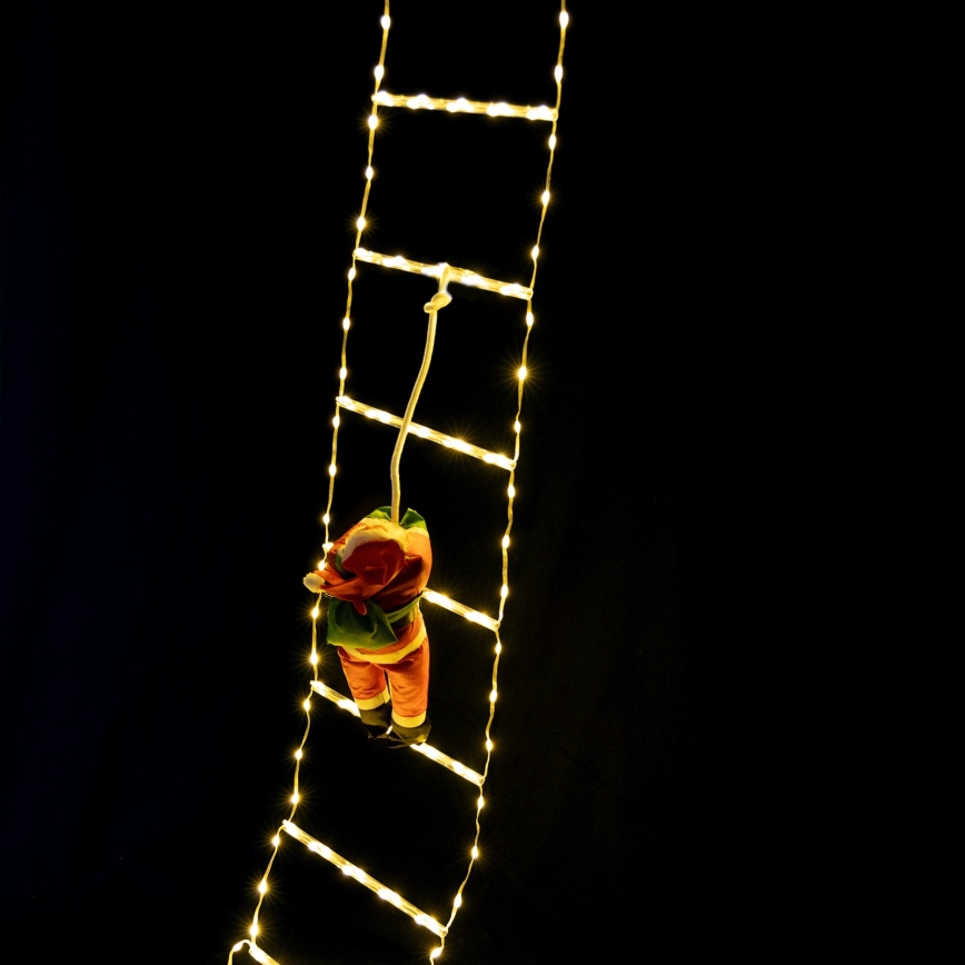 Aigostar - LED lauko kalėdinė dekoracija, 304 LED, 8 funkcijų, 3 m, IP44, šilta balta