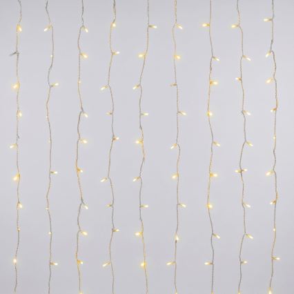 Aigostar - LED Lauko kalėdinė girlianda 372xLED/8 funkcijų 3xAA 6x1,2m IP44 šiltai balta