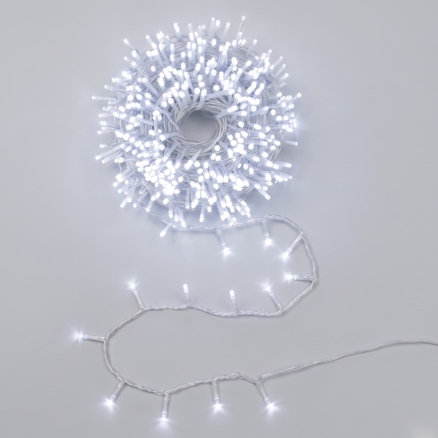 Aigostar - LED lauko kalėdinė girlianda 400 LED/8 funkcijų 23 m IP44 šaltai balta
