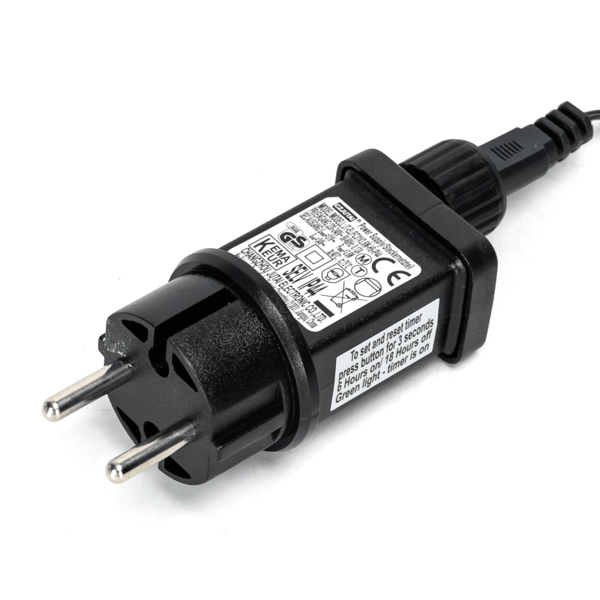 Aigostar - LED lauko kalėdinė girlianda 400xLED/8 funkcijų 23m IP44 šilta balta