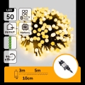 Aigostar - LED lauko kalėdinė girlianda, 50 LED, 8 režimai, 8 m, IP44, šilta balta