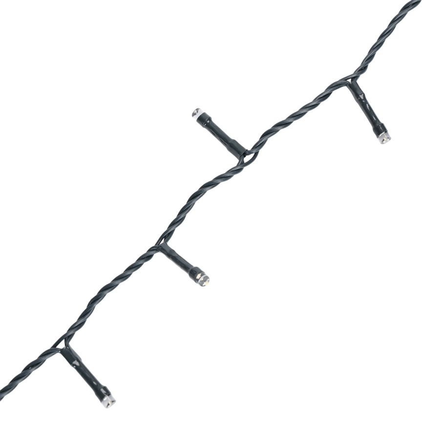 Aigostar - LED lauko kalėdinė girlianda 500xLED/8 funkcijų 4xAA 25,3 m IP44 šiltai balta